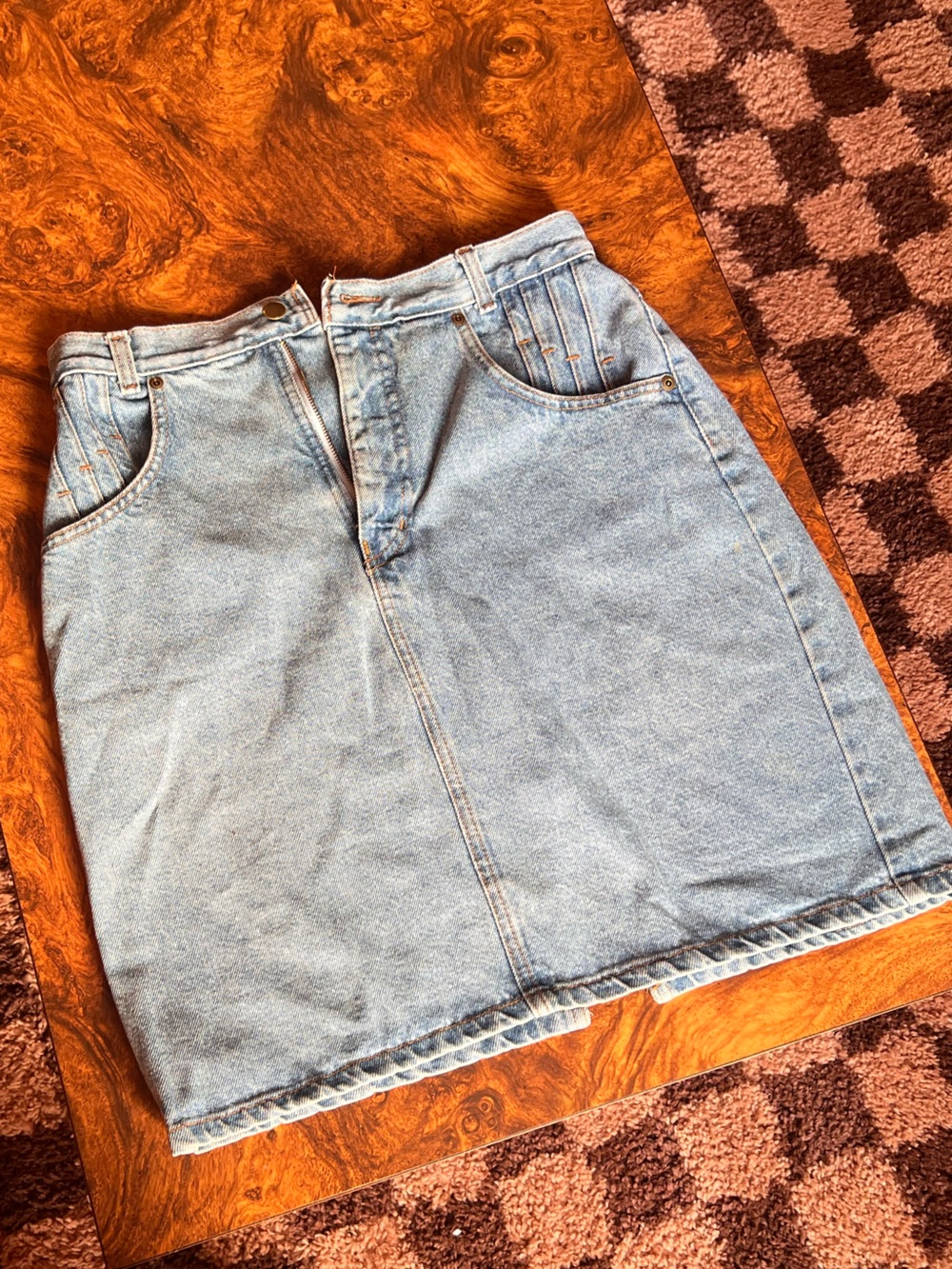 The perfect Vintage Denim Mini Skirt